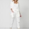 BROEK WIT OPVALLENDE ZAKKEN - Afbeelding 2
