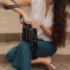 AALUNA RUMBA BLACK/GOLD - Afbeelding 4