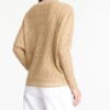 GEPERFOREERDE TRUI BOOTHALS BEIGE - Afbeelding 2