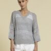 V-HALS SWEATER RIBBON