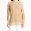 GEPERFOREERDE TRUI BEIGE