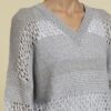 V-HALS SWEATER RIBBON - Afbeelding 3