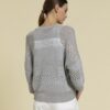 V-HALS SWEATER RIBBON - Afbeelding 2