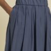 LANGE ROK VOILE BLAUW - Afbeelding 3