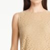 GEPERFOREERDE TRUI BEIGE - Afbeelding 3