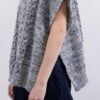 PONCHO TRUI CASHMERE GRIJS - Afbeelding 3
