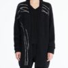 JACQUARD CARDIGAN - FROSTED