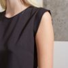 MOUWLOZE BLOUSE ZWART - Afbeelding 4