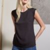 MOUWLOZE BLOUSE ZWART - Afbeelding 3