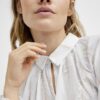 BLOUSE A-LIJN WIT - Afbeelding 3