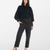 LINNENSTRETCH BROEK MET OMSLAG - Afbeelding 2