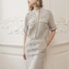 JURK BRITNEY LINNEN - Afbeelding 2