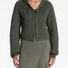 SARAH PACINI VEST MET HOODY