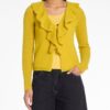 SARAH PACINI VEST RUFFLE