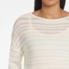 SARAH PACINI SWEATER TRANSPARANTE STREPEN - Afbeelding 2