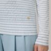 WINDSOR T-SHIRT LICHTBLAUW GESTREEPT - Afbeelding 4