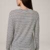 WINDSOR T-SHIRT DONKERBLAUWE STREPEN - Afbeelding 2
