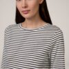 WINDSOR T-SHIRT DONKERBLAUWE STREPEN - Afbeelding 3