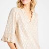 MARILOU, FRILLS BLOUSE