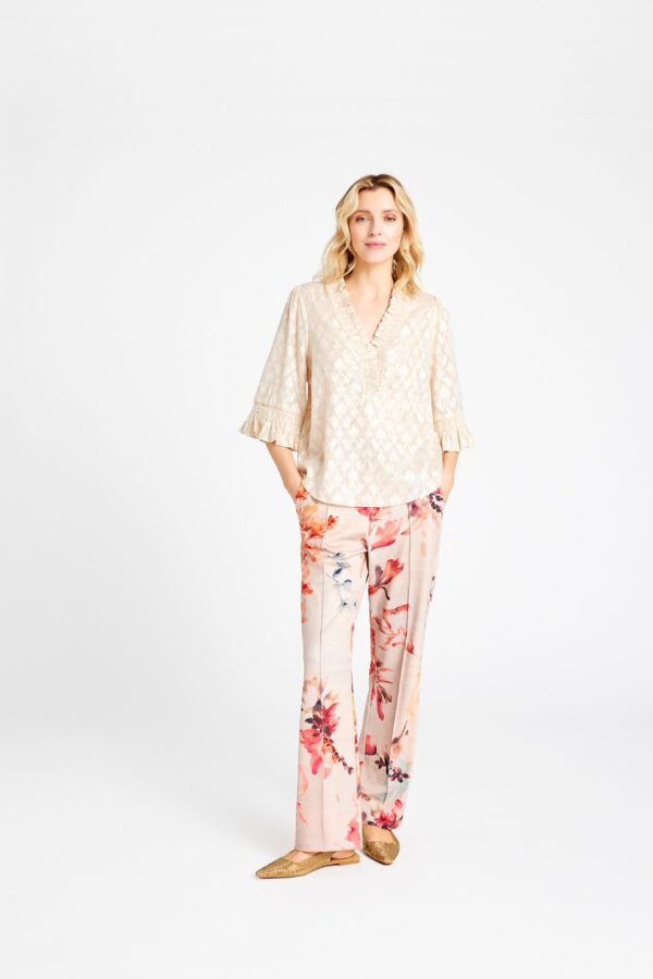 MARILOU, FRILLS BLOUSE - Afbeelding 3