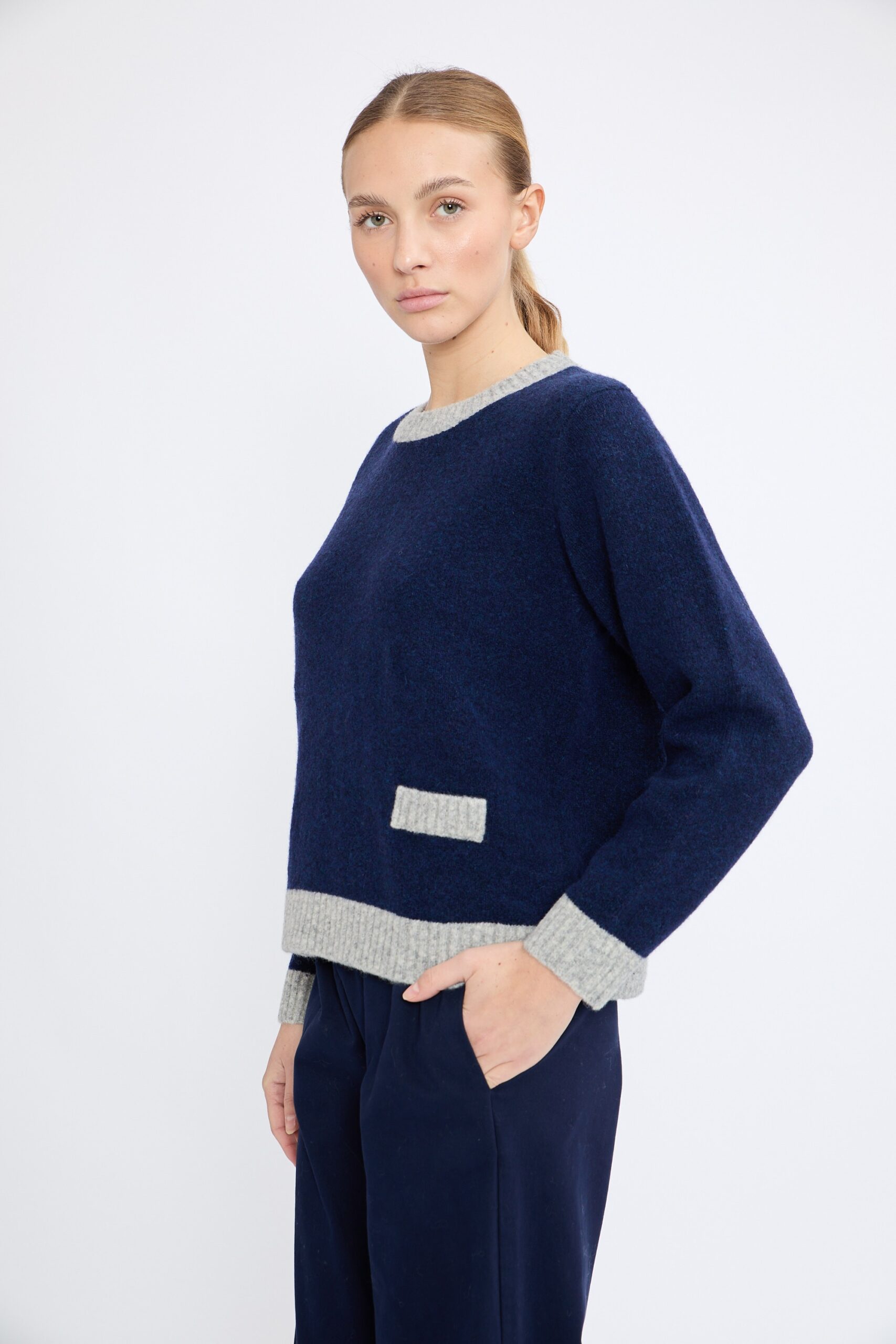 SWEATER GIGI NAVY - Afbeelding 4