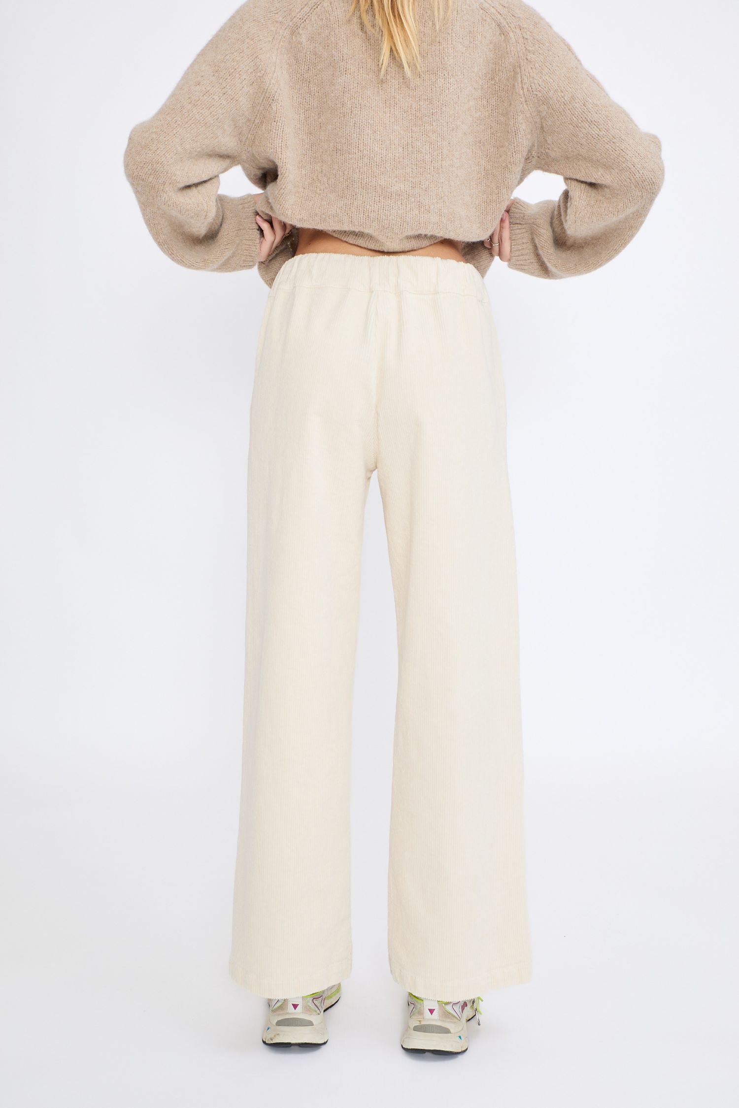 BROEK RIB OFFWHITE - Afbeelding 2