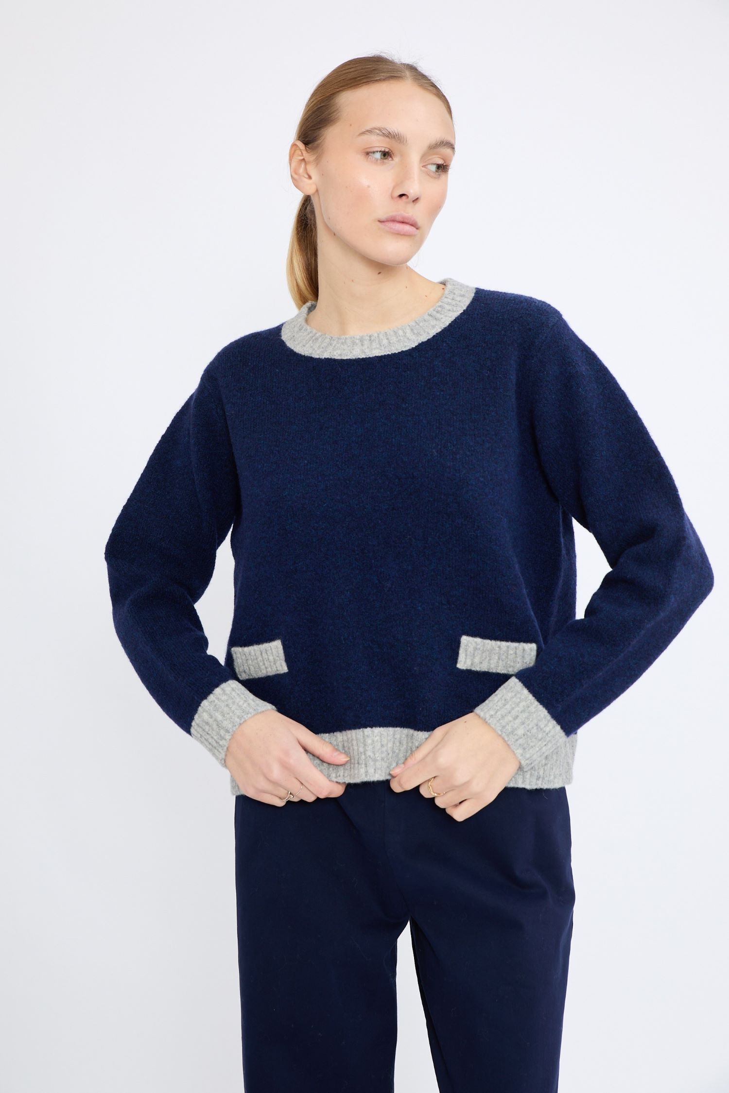 SWEATER GIGI NAVY - Afbeelding 3