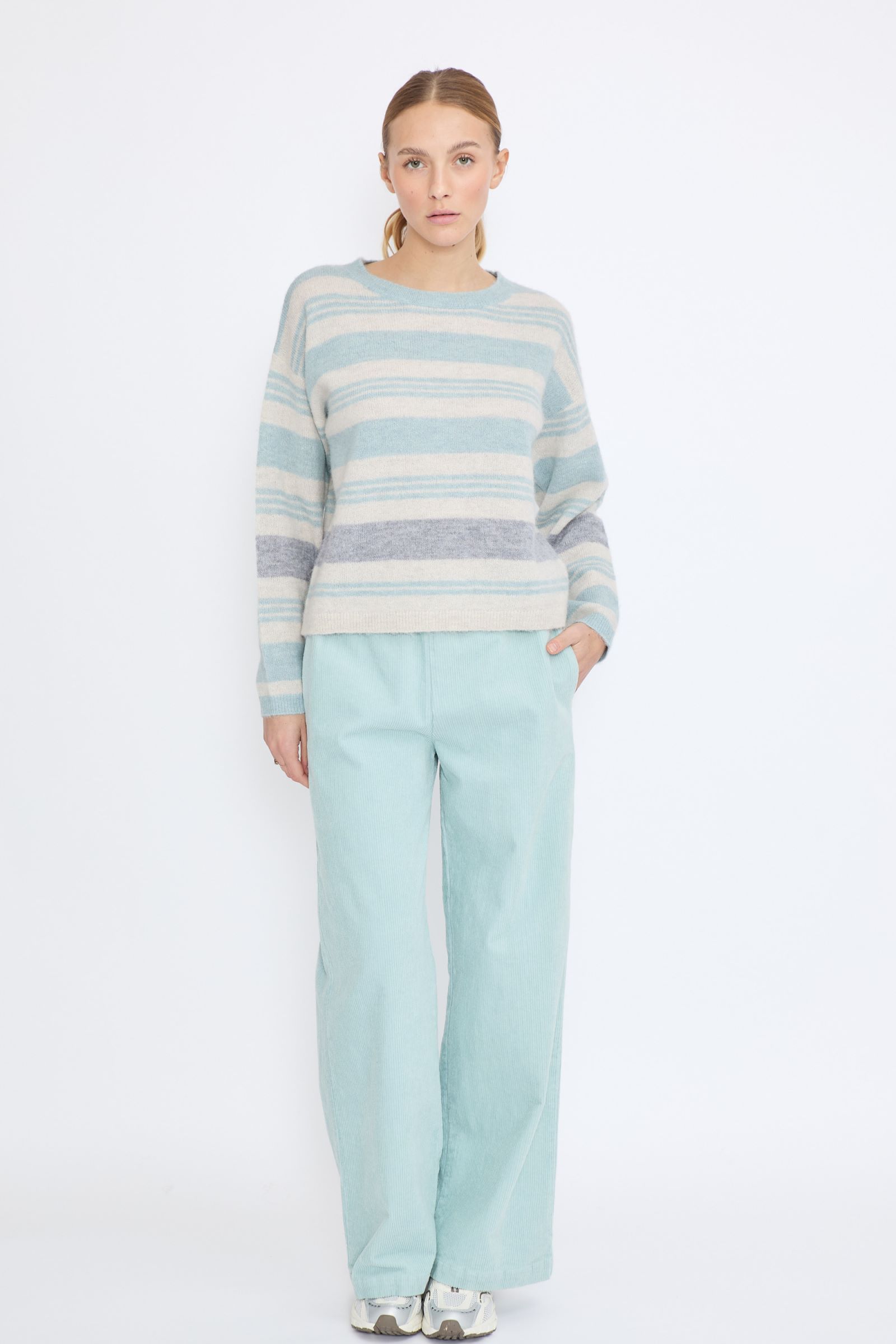 BROEK RIB BLUE - Afbeelding 4