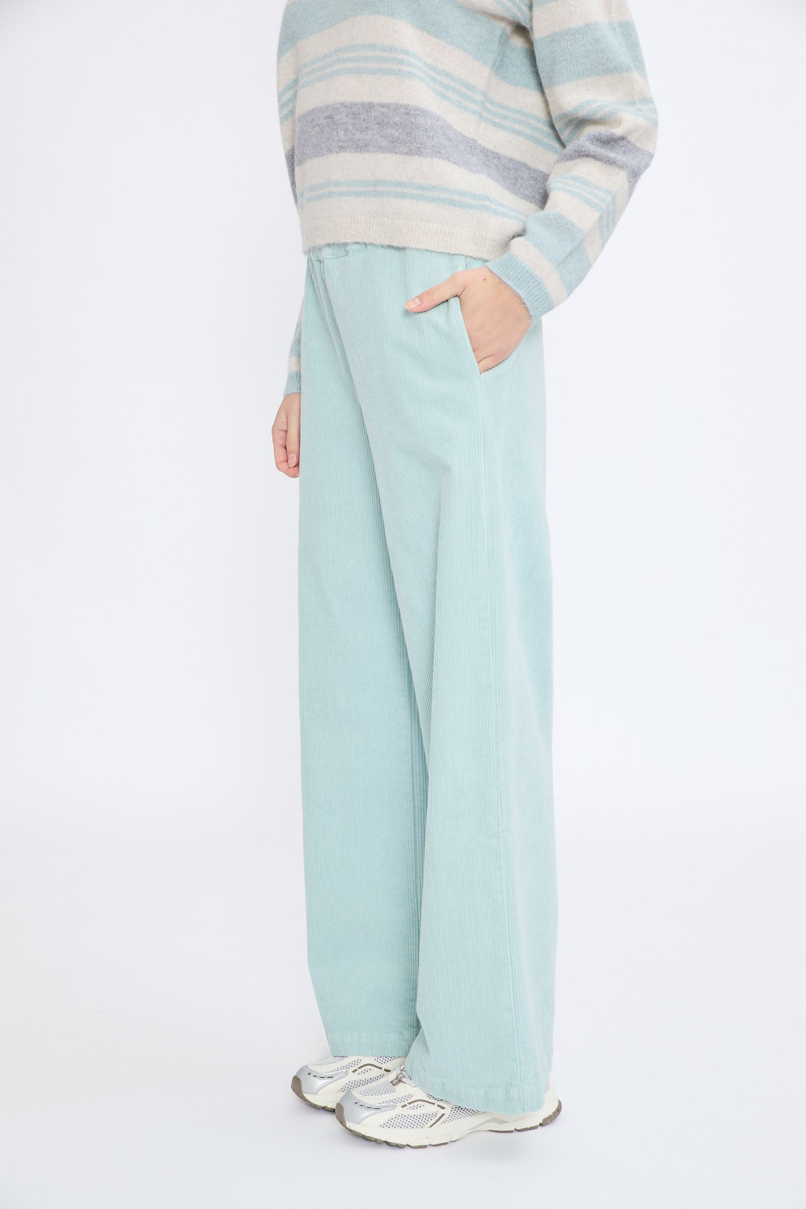 BROEK RIB BLUE - Afbeelding 2