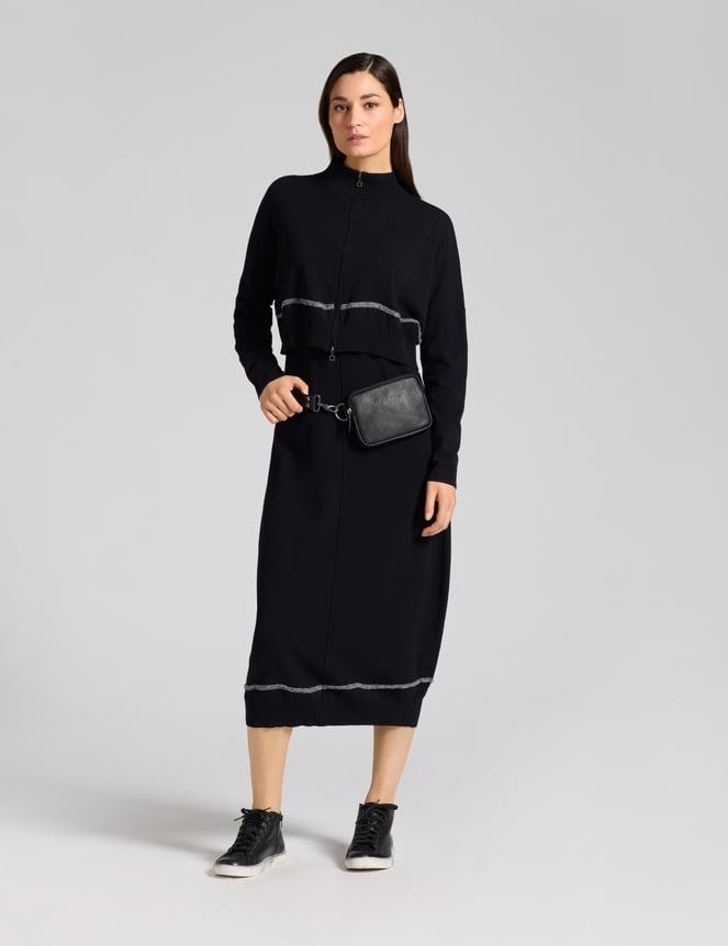 KORT VEST MET STREEPDETAIL - Afbeelding 3