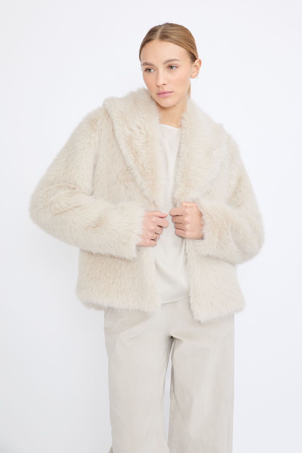 FAUX-FUR JASJE POPPY - Afbeelding 2