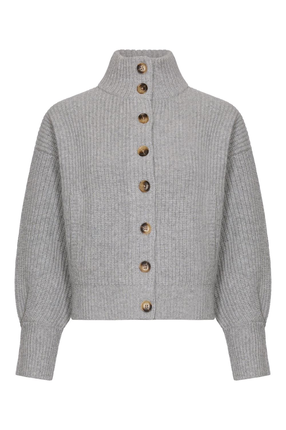 HET! VEST GEBREIDE RIB