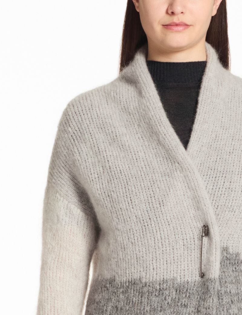 VEST OMBRÉ MOHAIR - Afbeelding 2