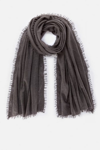 CASHMERE SCARF SLATE