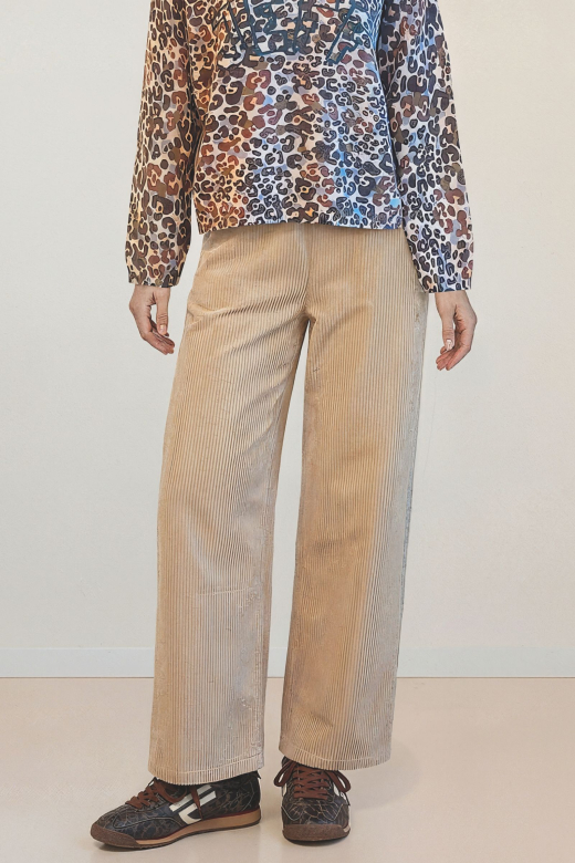 BROEK RIB WINTER WIT - Afbeelding 2