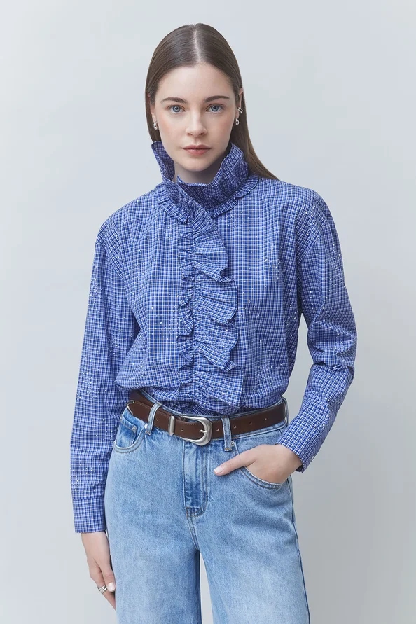 BLOUSE RUIT STRASS